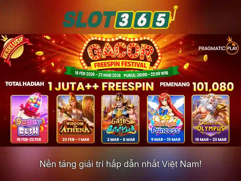 Slot365 và sự hấp dẫn của máy xèng trực tuyến